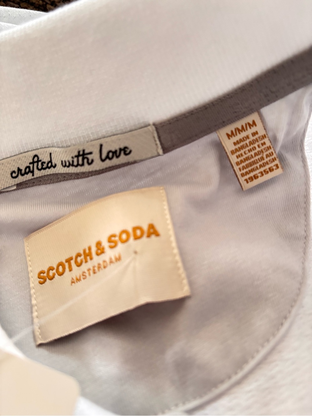 Scotch & Soda White Men’s Polo Shirt - Picture 8 of 8